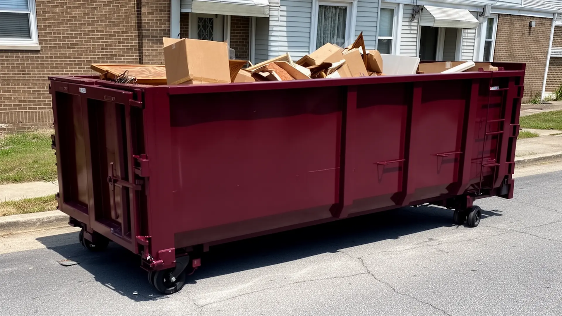 Roll-off dumpster from Pebble Forks Dumpster Rental & Hauling in Idaho Falls, ID